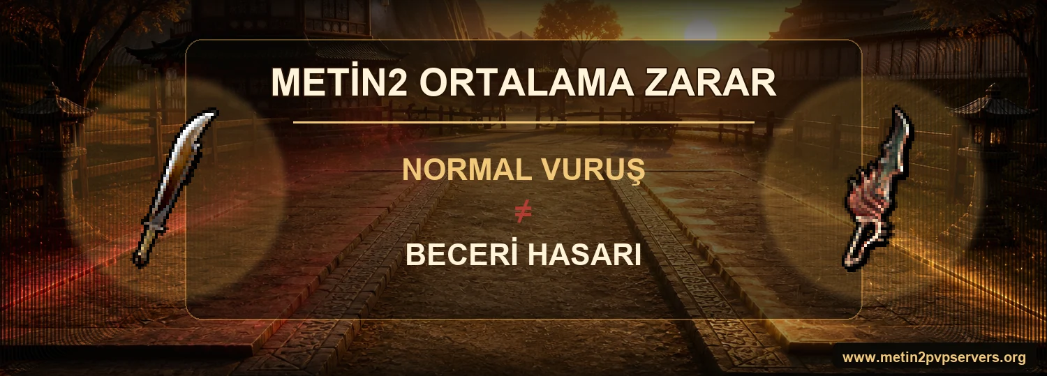 Metin2 Ortalama Zarar ile Beceri Hasarı farkı Dolunay ve Zehir Kılıcı görseli