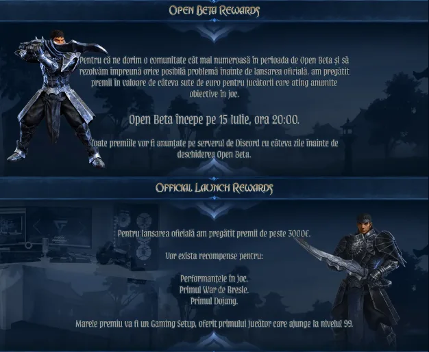 One2 açılış ve PvP etkinliği duyuruları