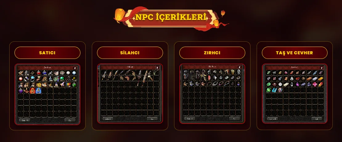RikaMT2 NPC içerikleri