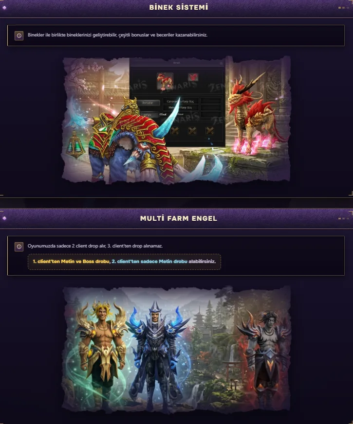 Zenaris2 görev ve Battle Pass sistemleri