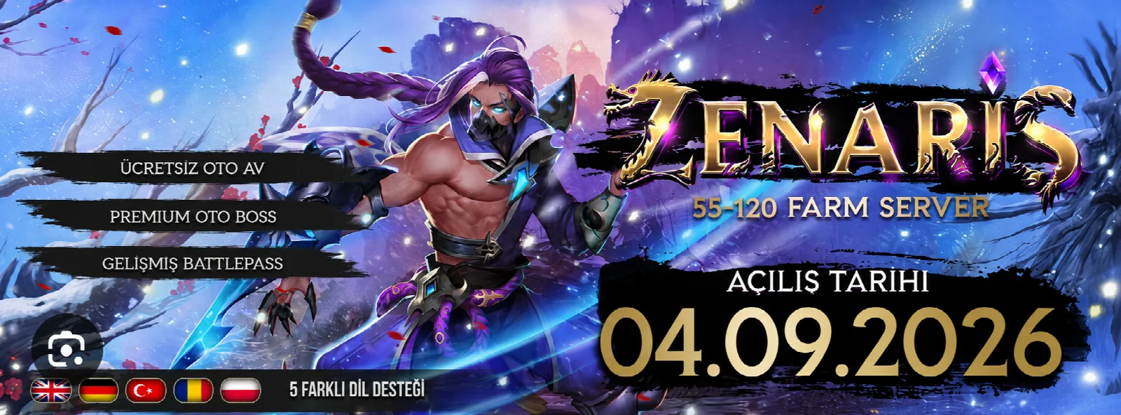 Zenaris2 4 Eylül 2026 sezon kapağı
