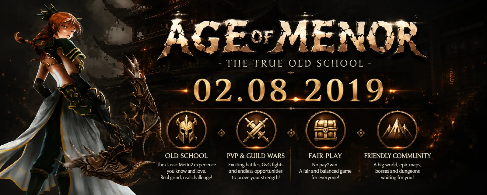 Age of Menor 2 Ağustos 2019 Old School sezon kapağı