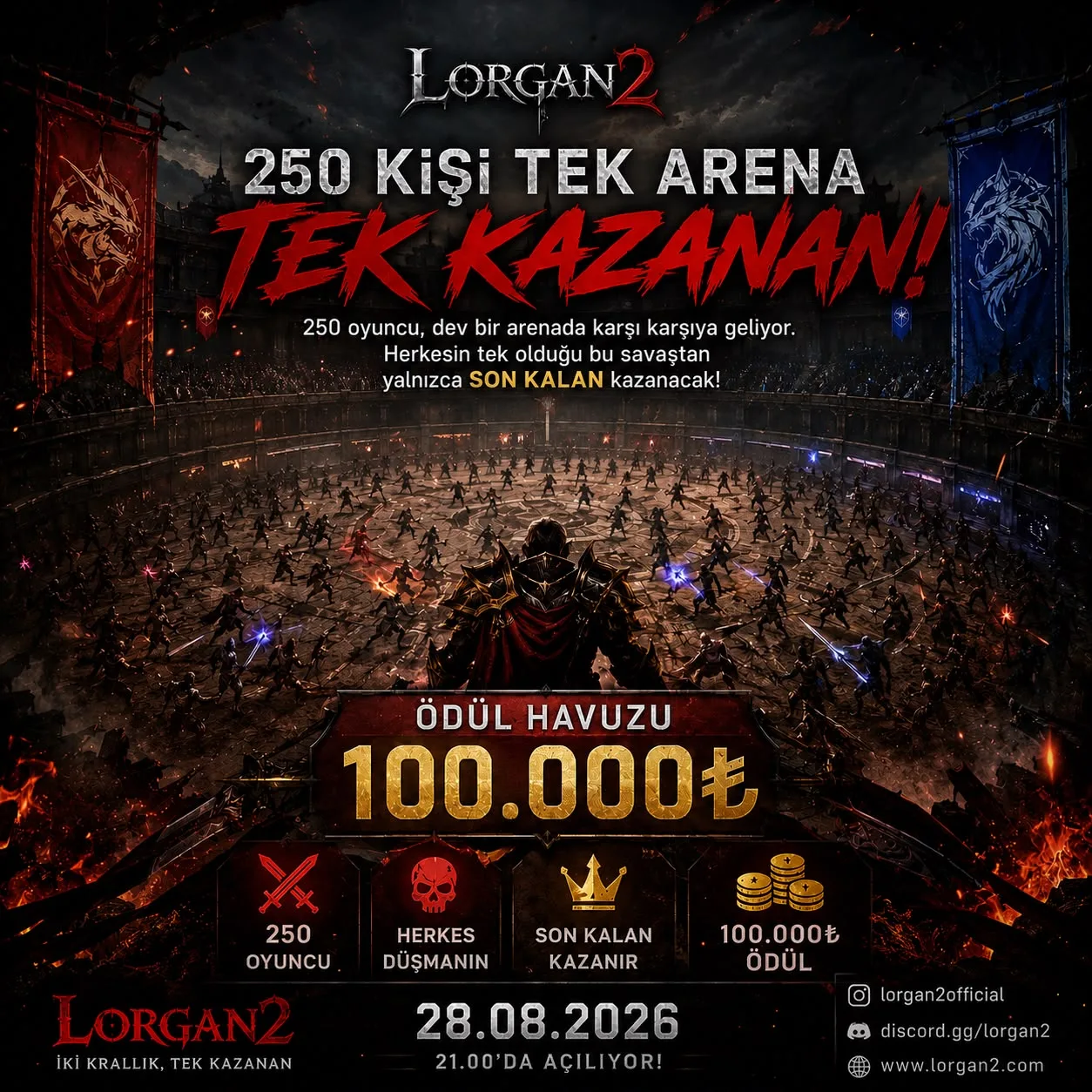 Lorgan2 arena etkinliği ve ödül duyurusu