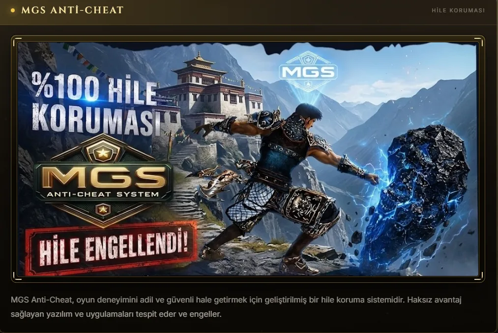 Lorgan2 MGS hile koruması tanıtım beyanı