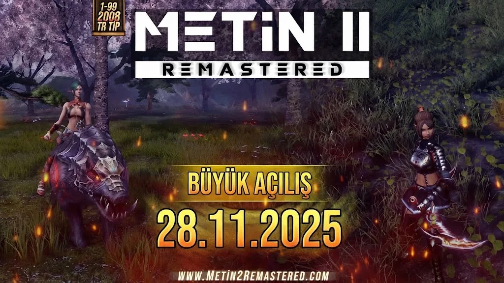 Metin2 Remastered 28 Kasım 2025 sezon kapağı