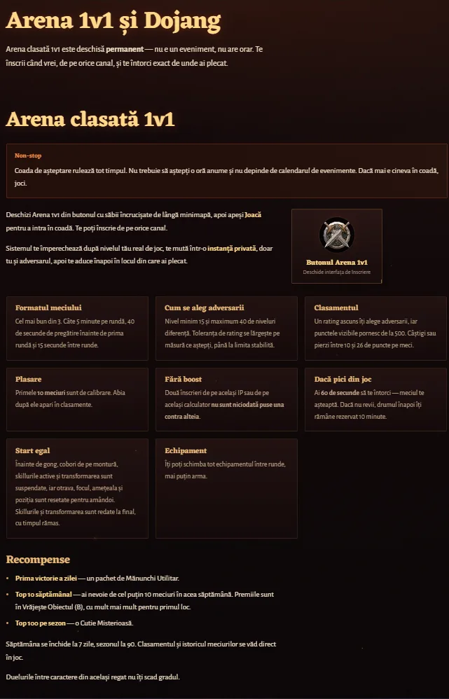 Regalis2 bire bir PvP arenası