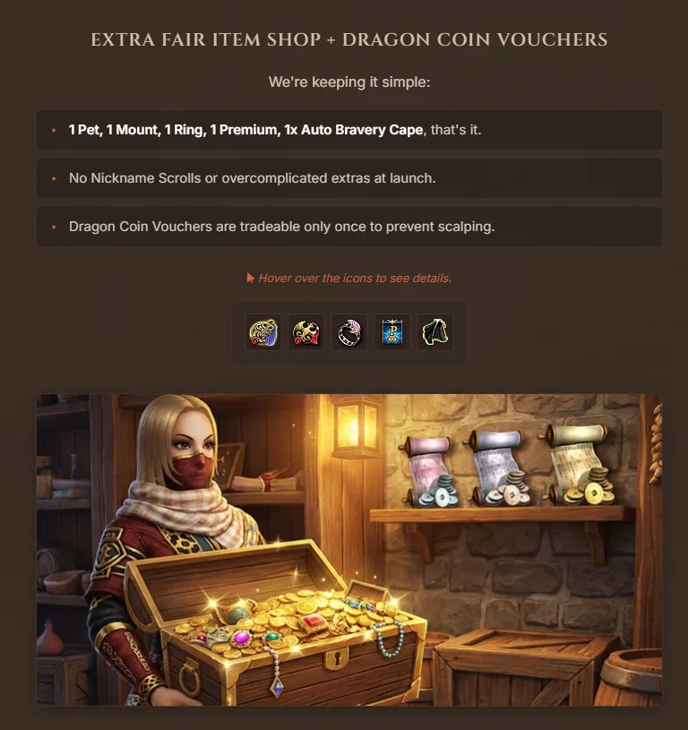 Rubinum Classic nesne marketi ve Dragon Coin kuponları