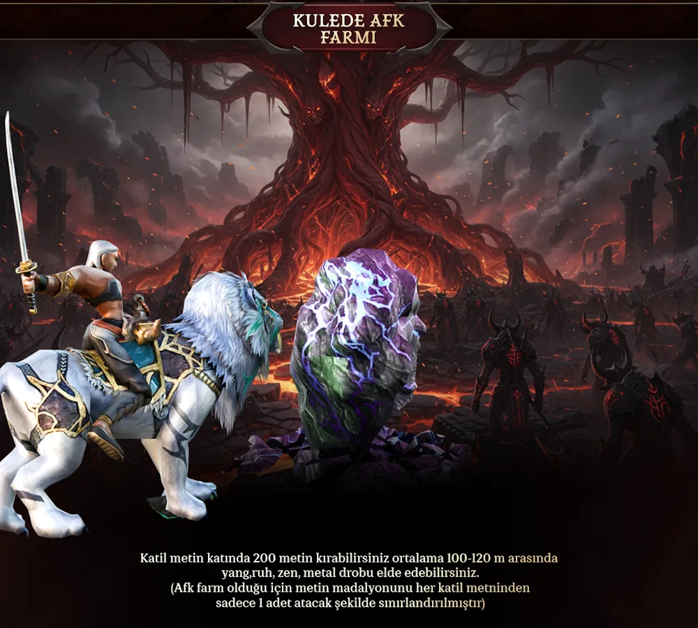 Velar2 kulede AFK farm sistemi