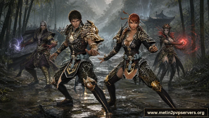 Bambu vadisinde ninja ve sura Metin2 akıncıları için sinematik Metin2 wallpaper