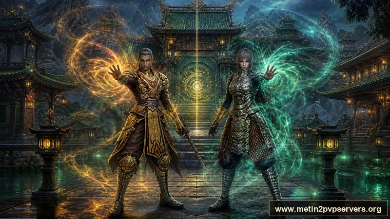Yeşim sarayında ruh enerjili Metin2 sura muhafızları için sinematik Metin2 wallpaper