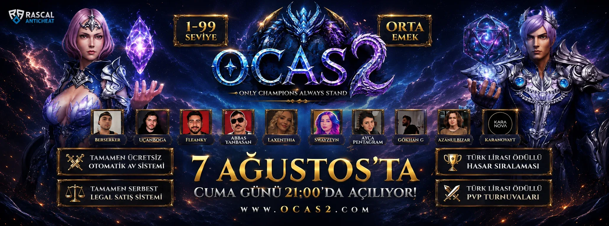 Ocas2 Ocas2 2026-10-07 sezonu Metin2 PvP kapak görseli 1