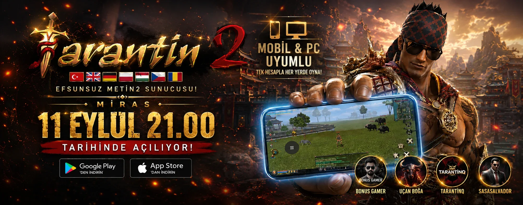 Tarantin2 Tarantin2 2026-09-11 sezonu Metin2 PvP kapak görseli 1